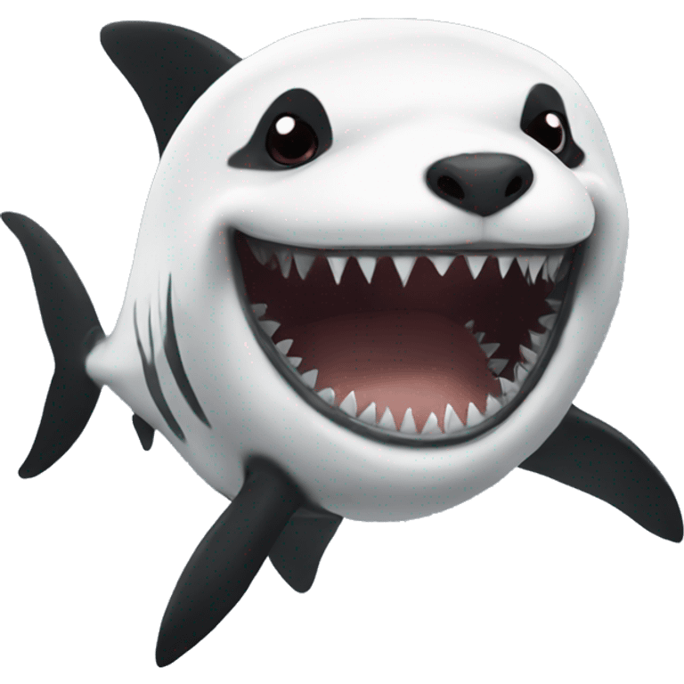 Panda Shark Hybrid  emoji