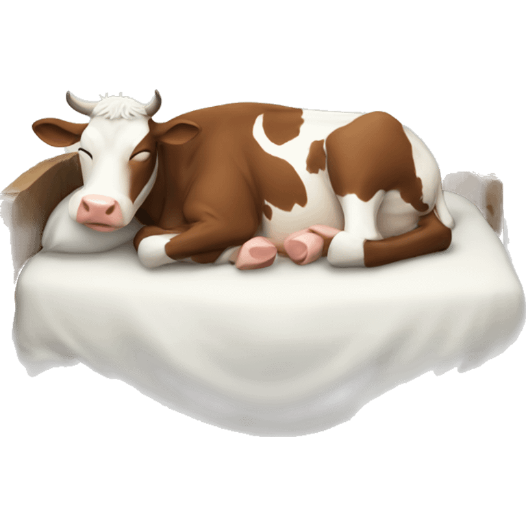 Sleeping cow  emoji