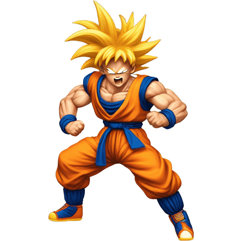 goku dancing like in the 80s emoji