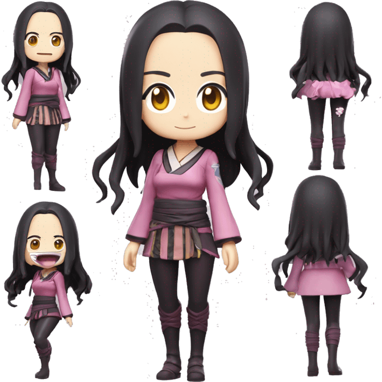 Nezuko Kamado full body collection figure  from Demon Slayer emoji