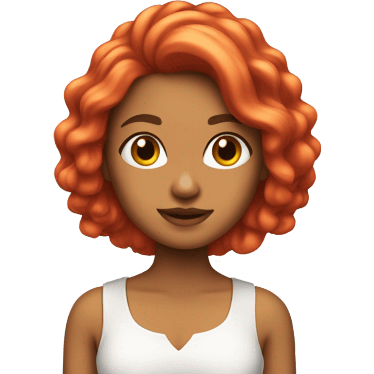 Chica de pelo rojo  emoji