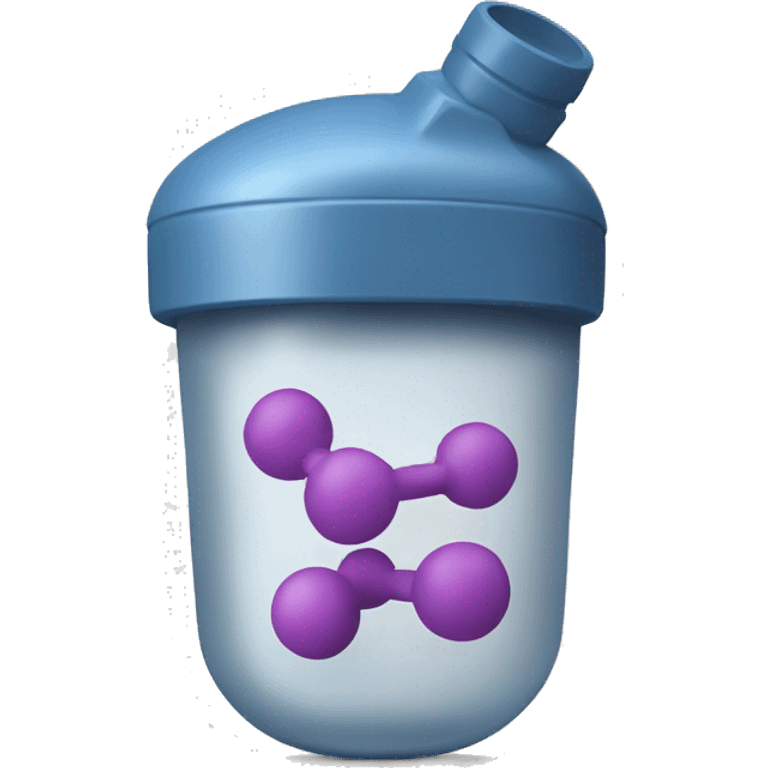 a protein shaker emoji