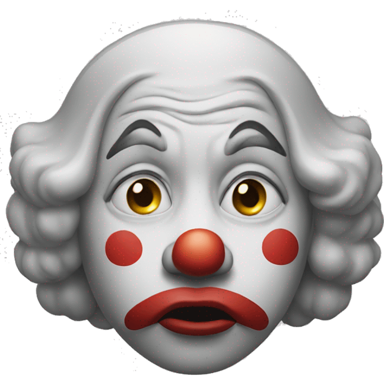 Sad clown  emoji