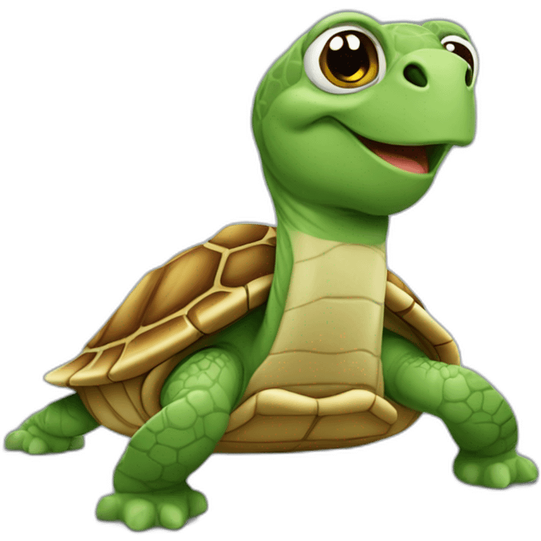 Tortue sur ecureil emoji