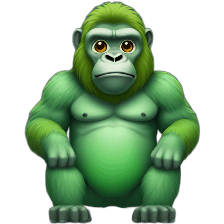 Green Gorilla emoji