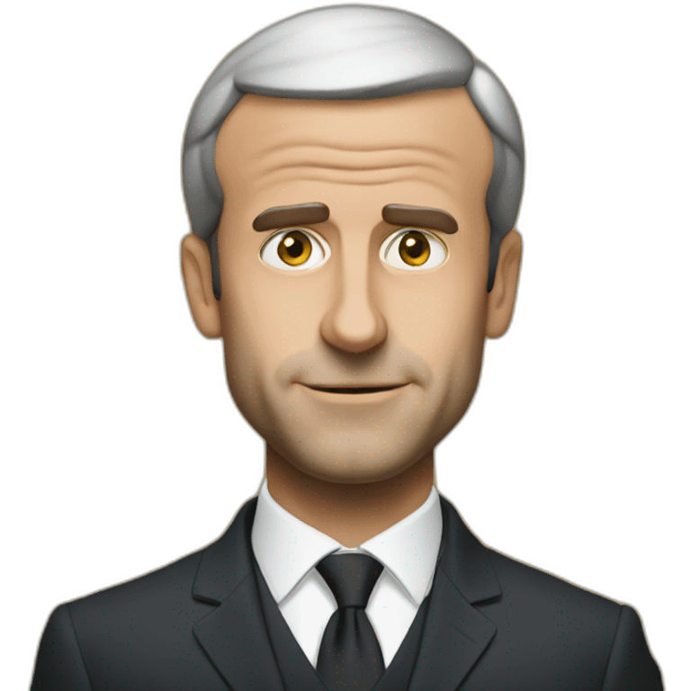 crazy macron emoji