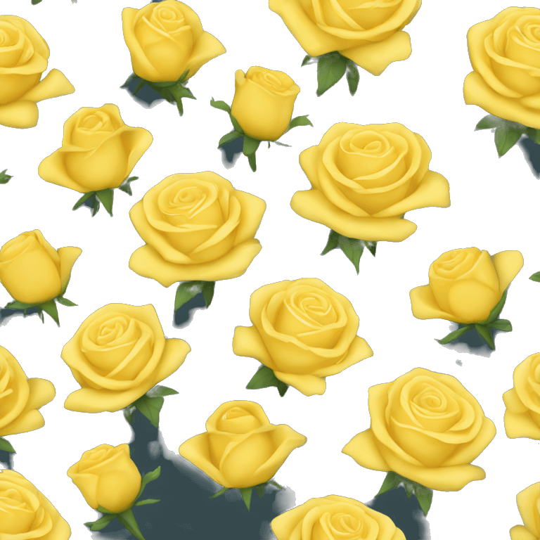 Bouquet of yellow roses emoji