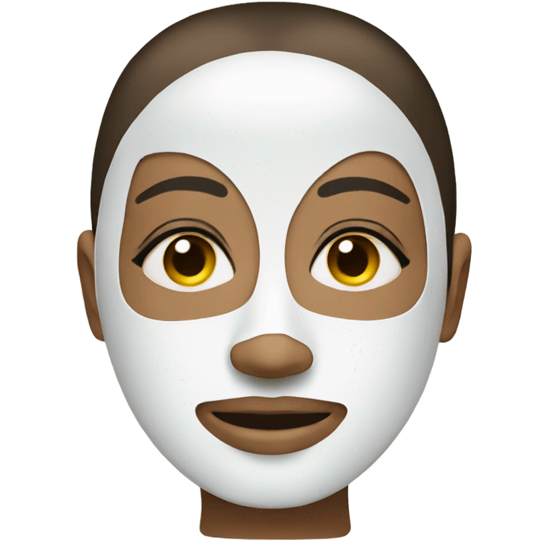 Face mask skincare emoji