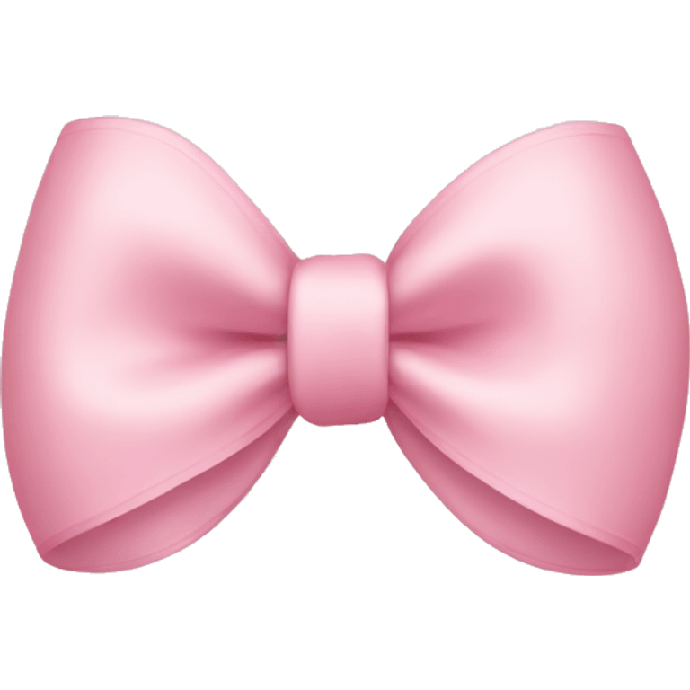 Light pink bow emoji