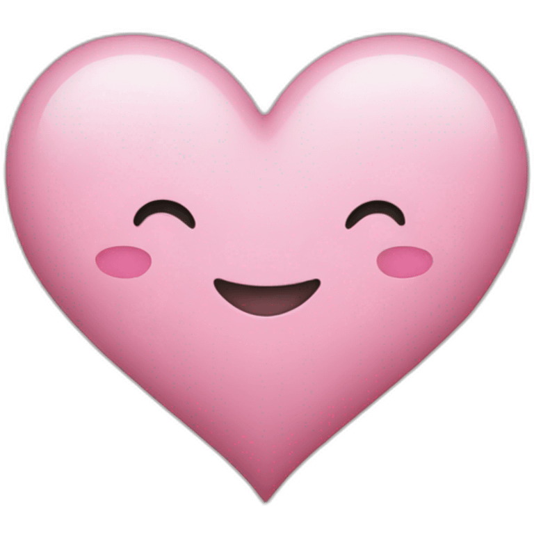 pink heart with stars without color emoji