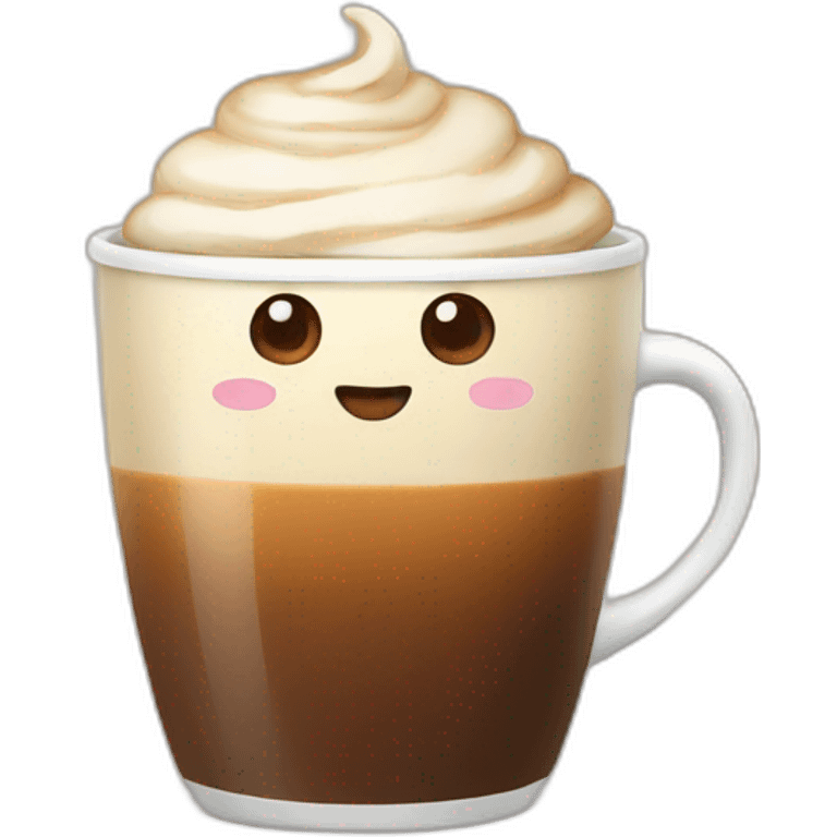 kawaii cup of coffee emoji