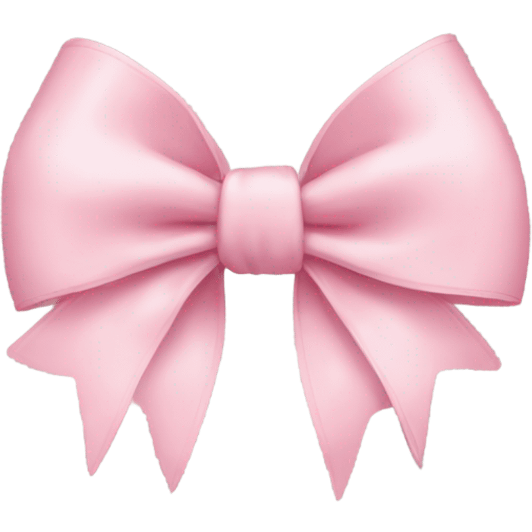 Light pink bow emoji