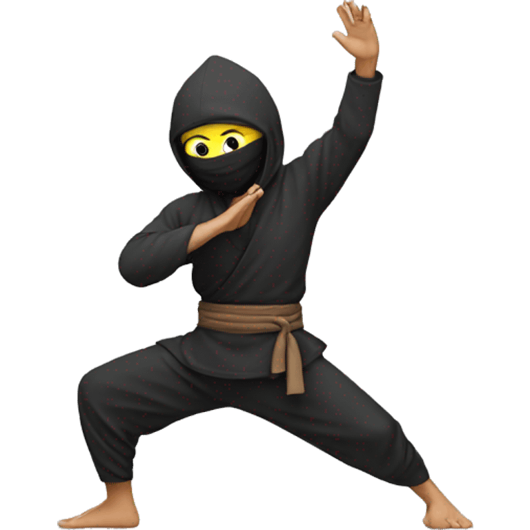 ninja do yoga emoji