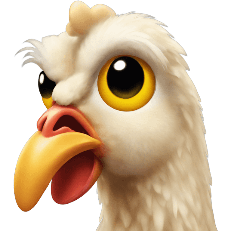 Chicken on FaceTime  emoji