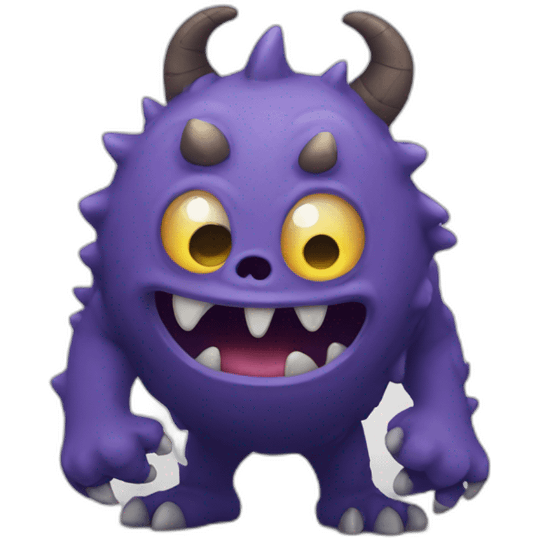 Monstre mignon emoji