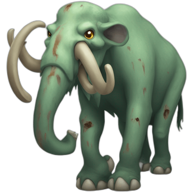 zombie mammoth emoji