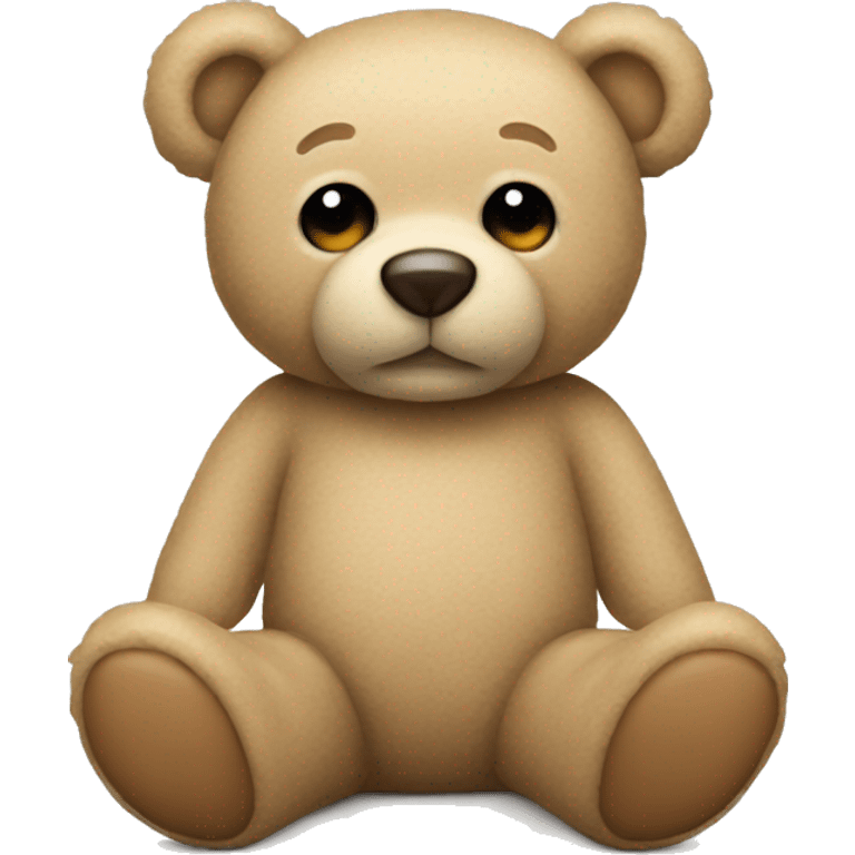 Beige teddy bear  emoji