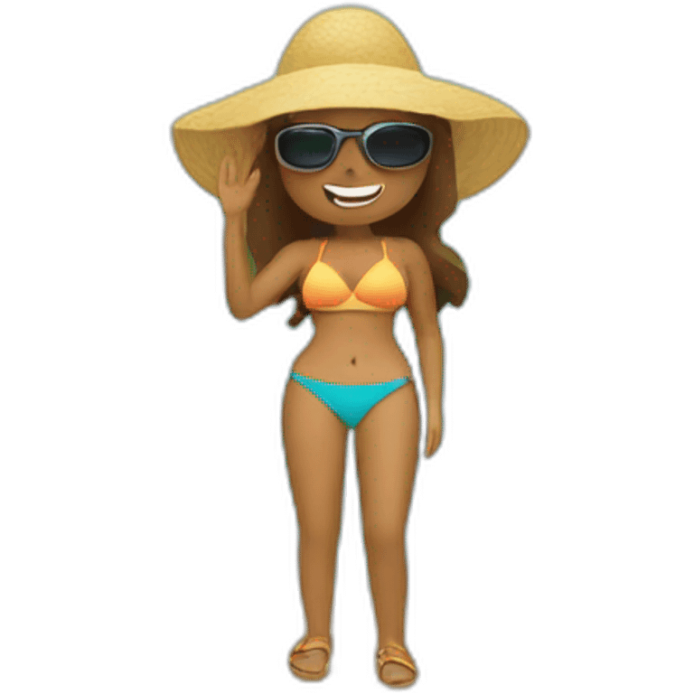 beach vacation emoji