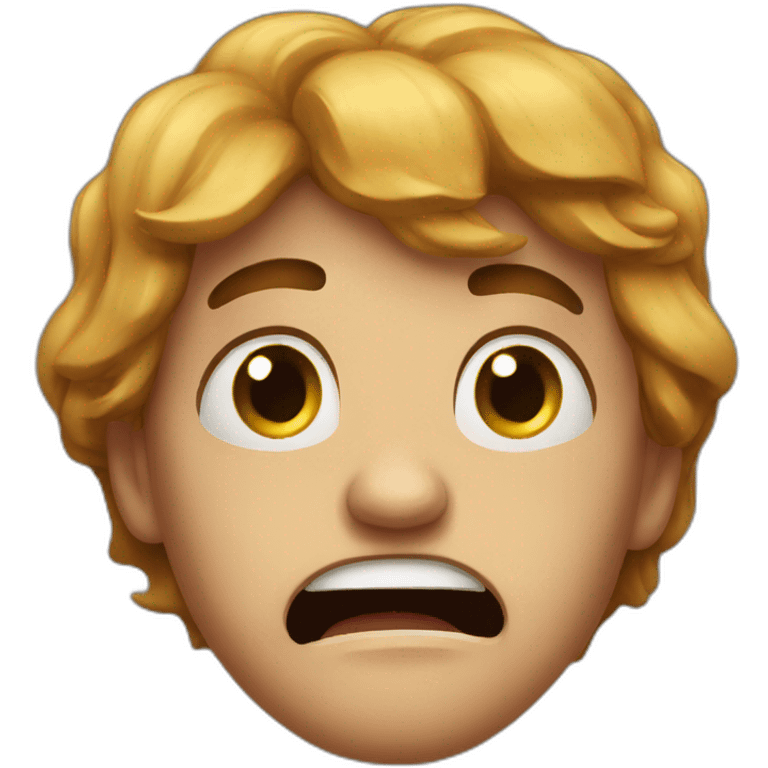 Terrified emoji