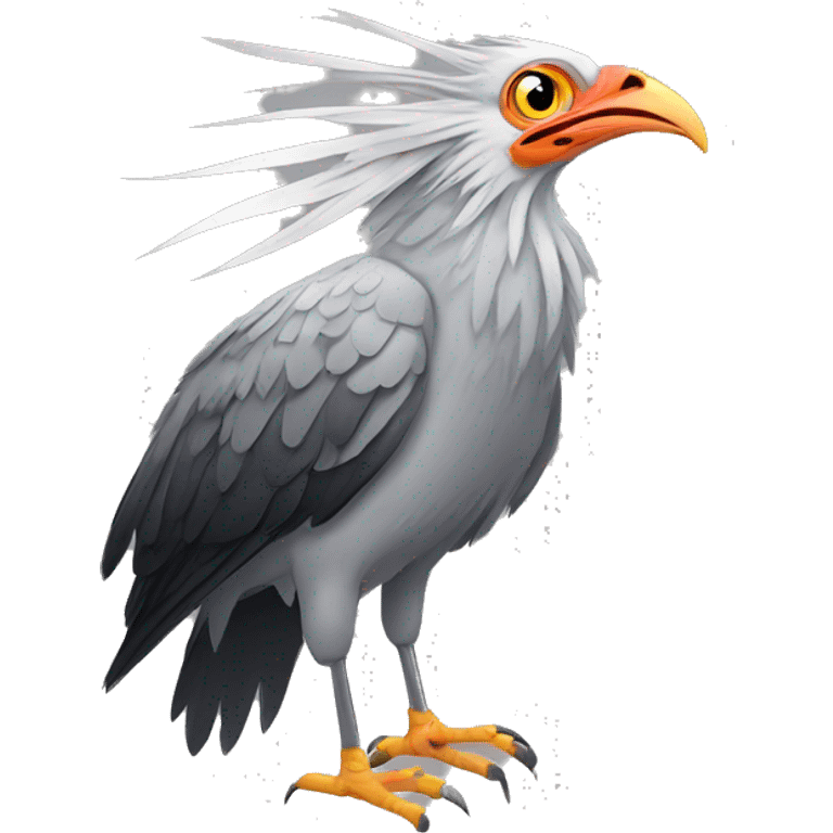 Secretary Bird emoji