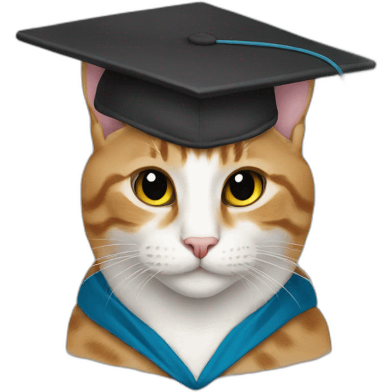 graduating-cat emoji