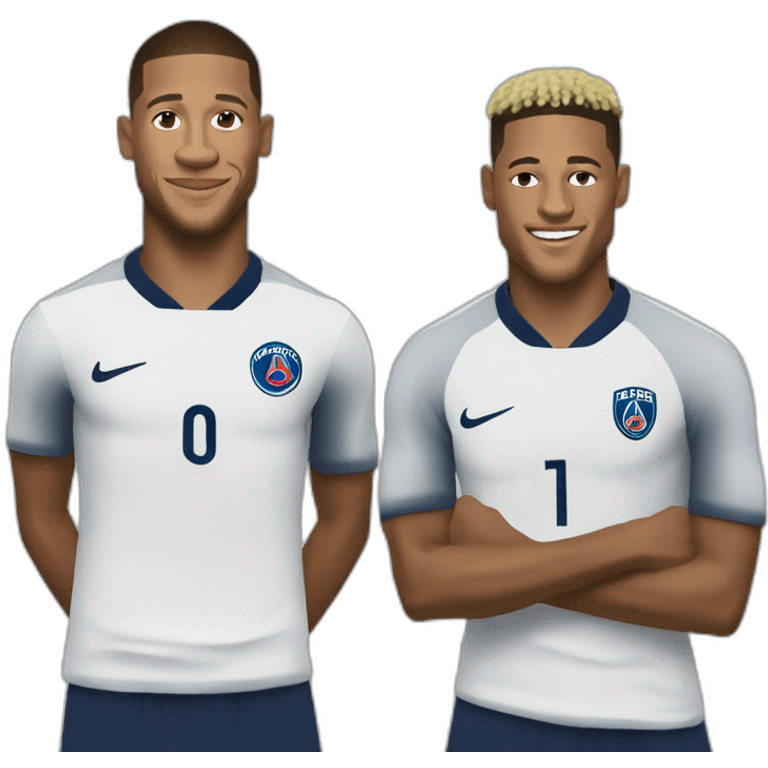 Mbappé avec neymar emoji