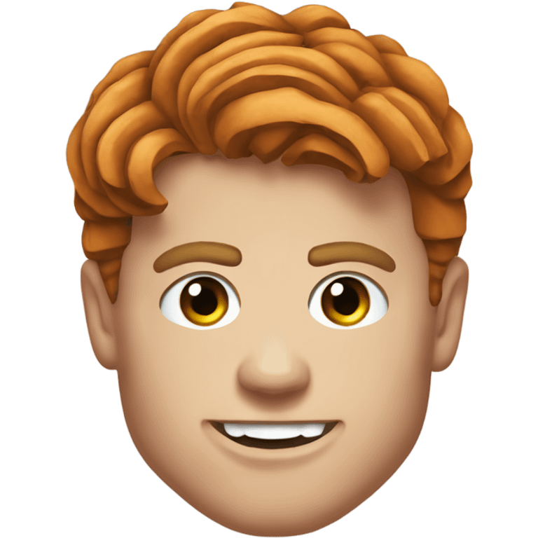 Sam darnold as a pumpkin emoji