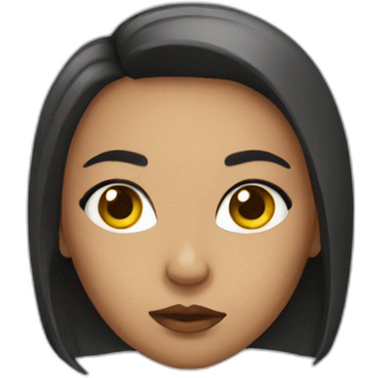 Girl with attitude emoji