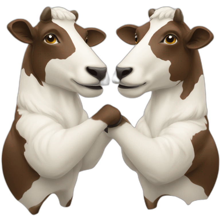 Double chèvre emoji