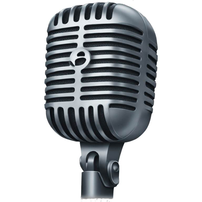 sad microphone emoji