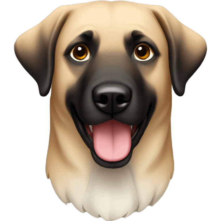 anatolian shepherd tan and black emoji