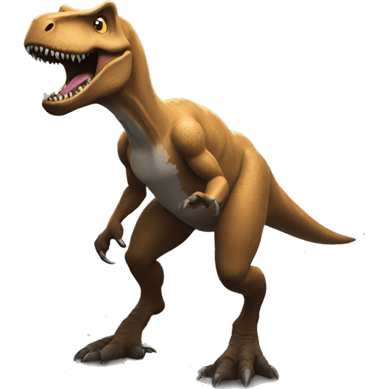 A Trex playing fortnite  emoji