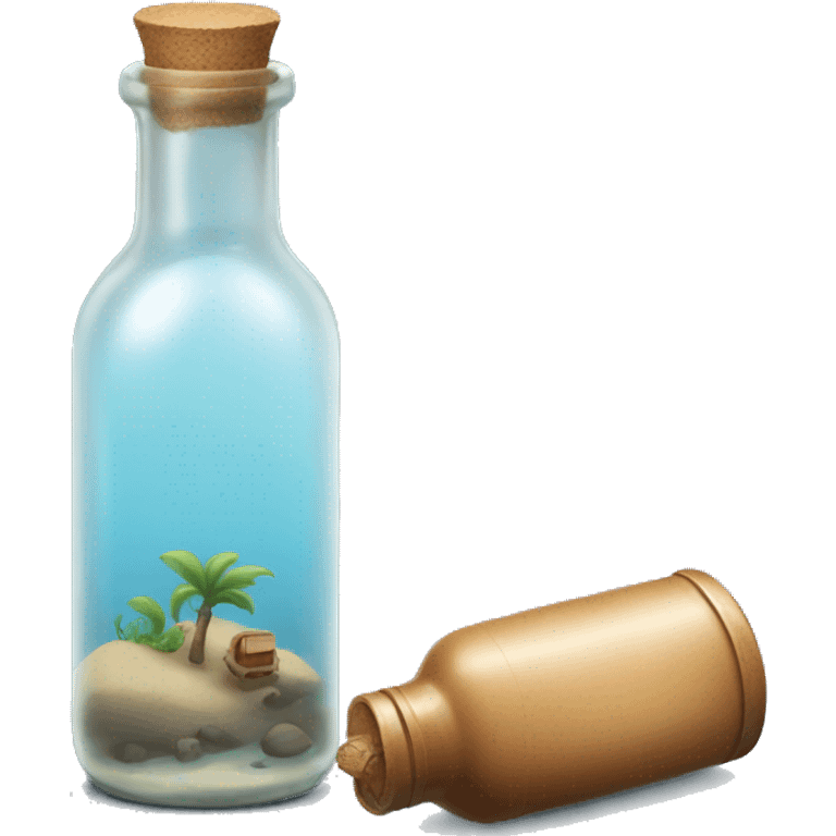 message in a bottle emoji