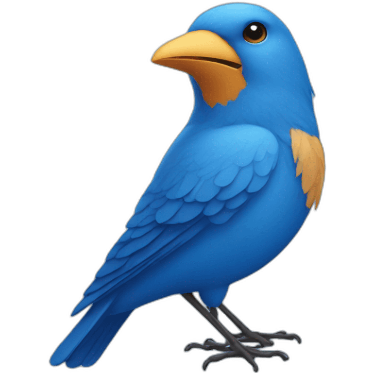 blue bird emoji