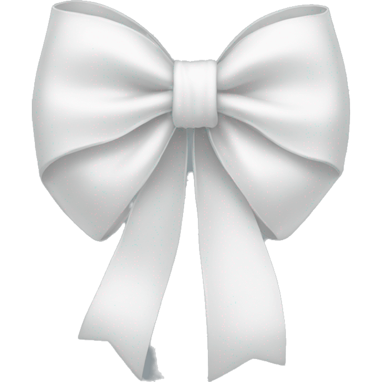 White bow  emoji