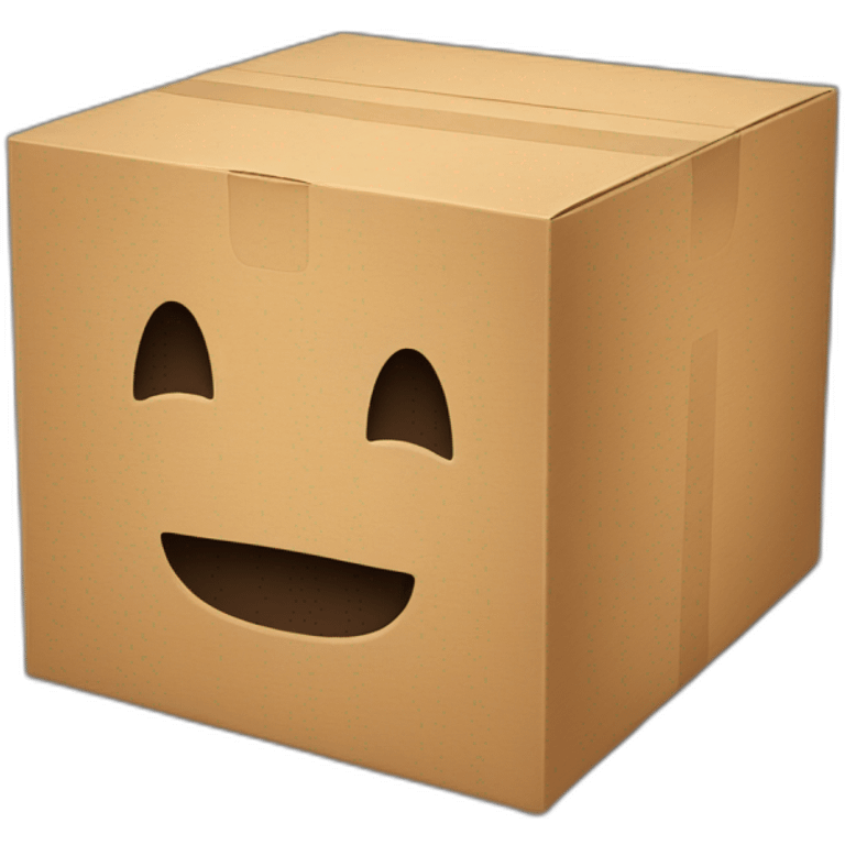 an empty box upside down emoji