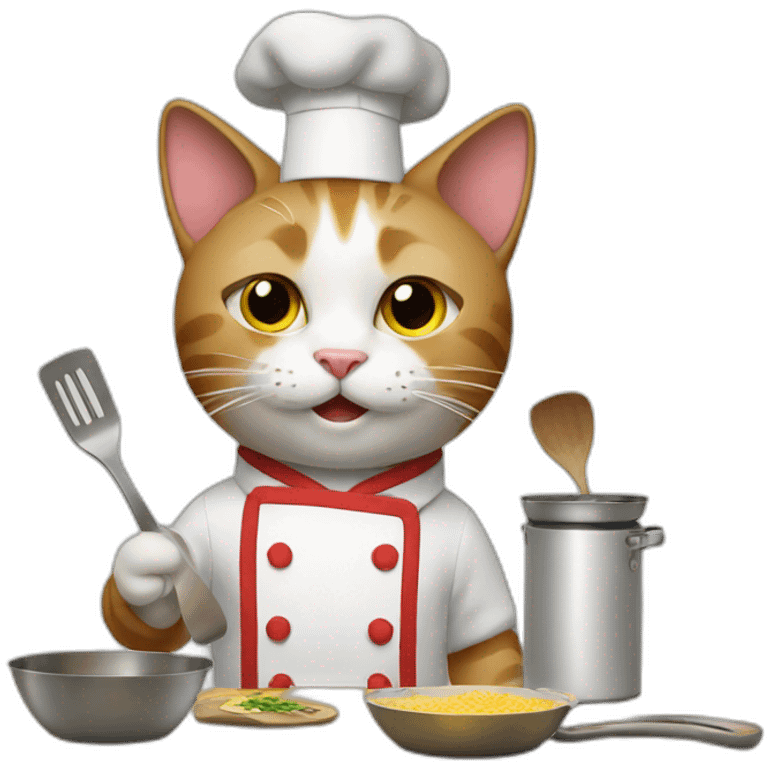 cat cooking emoji