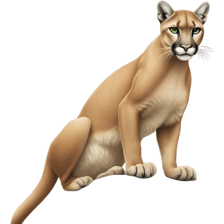 Puma in the mountains of Colorado emoji