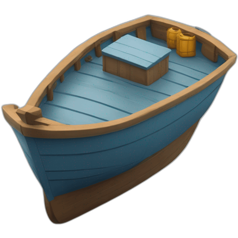 Un bateau entrain de couler emoji