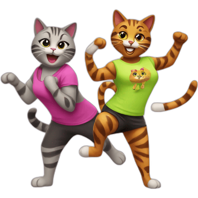 zumba cats emoji