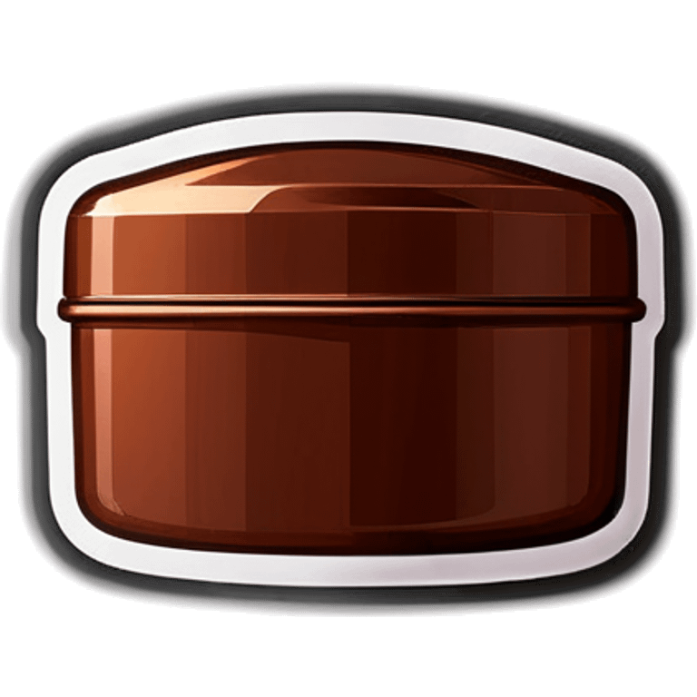 all brown cosmetic container emoji