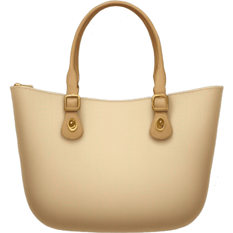 beige purse emoji