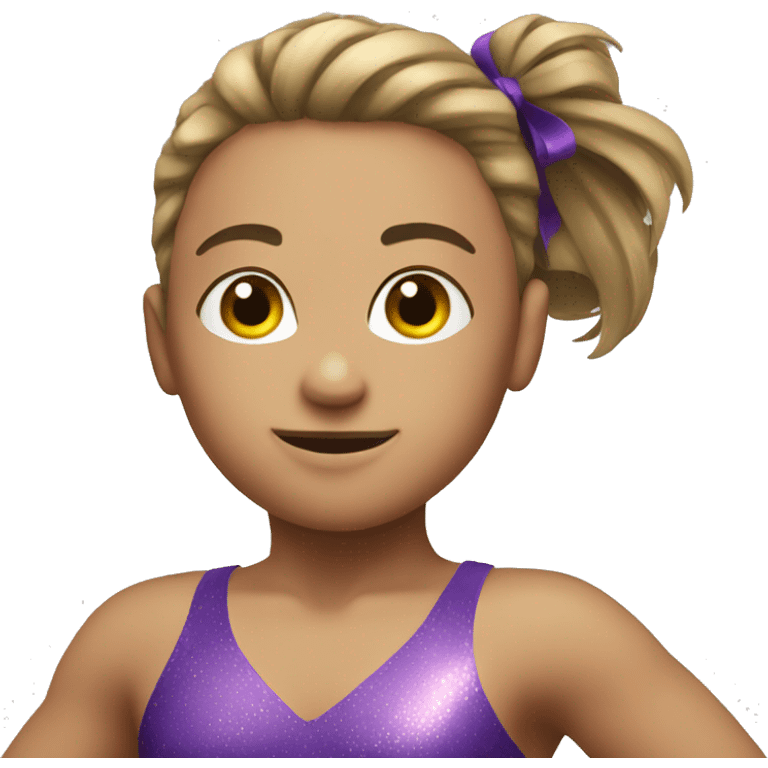 Gymnast with ribbon  emoji