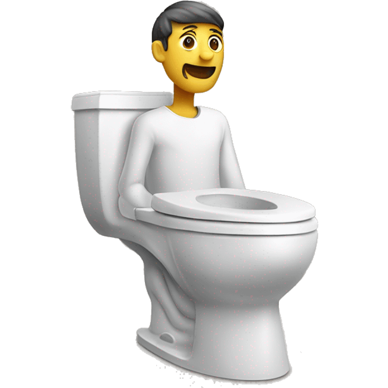 Skibidi toilet man emoji