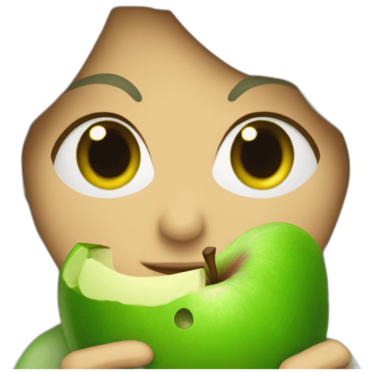 Manzana verde emoji