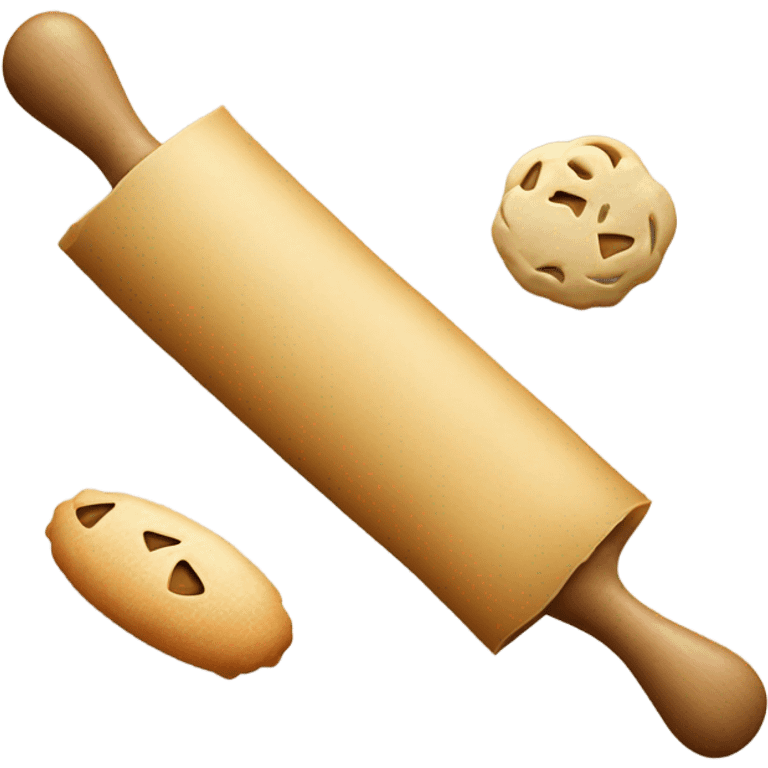 Dough and a rolling pin emoji