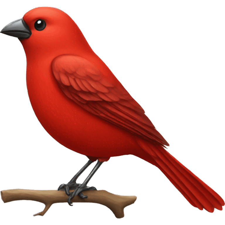 All red bird emoji