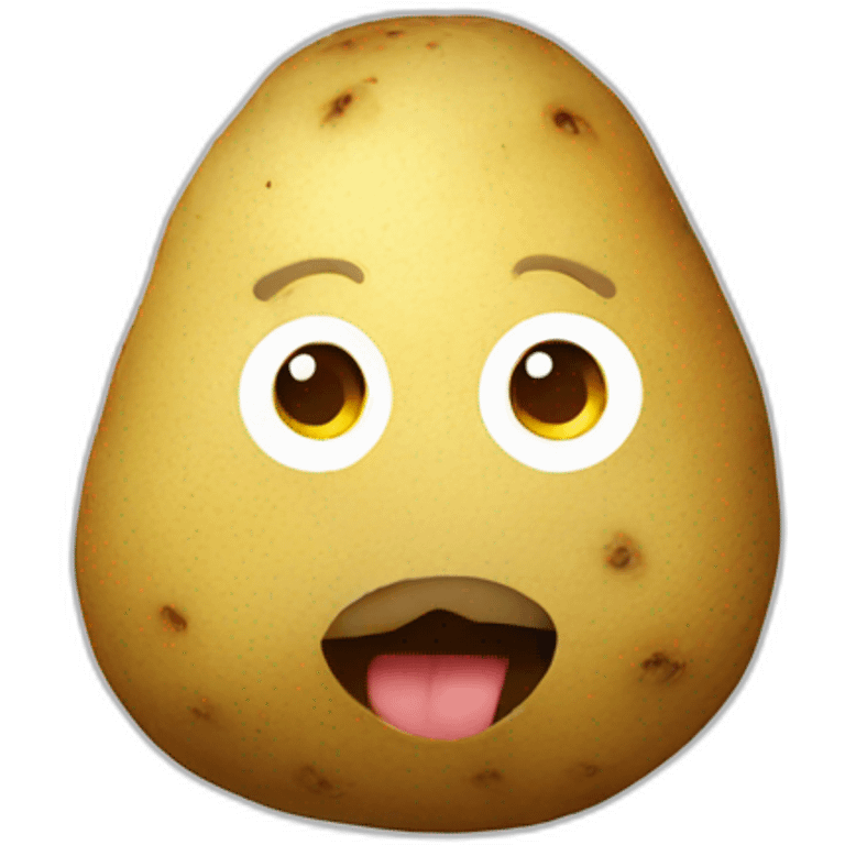 potato face emoji