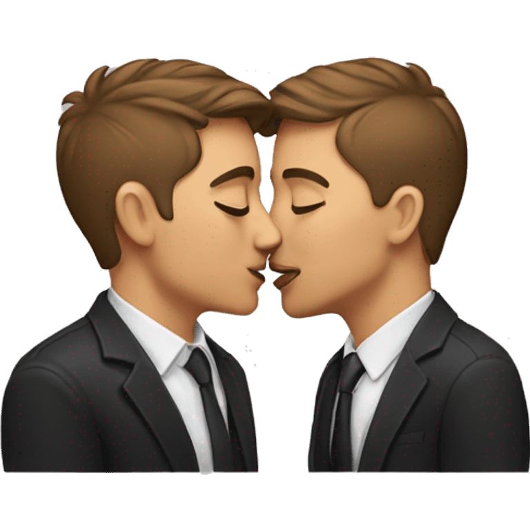 gay people kissing emoji