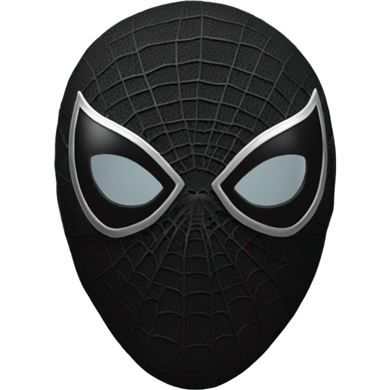 Spider-man black mask emoji